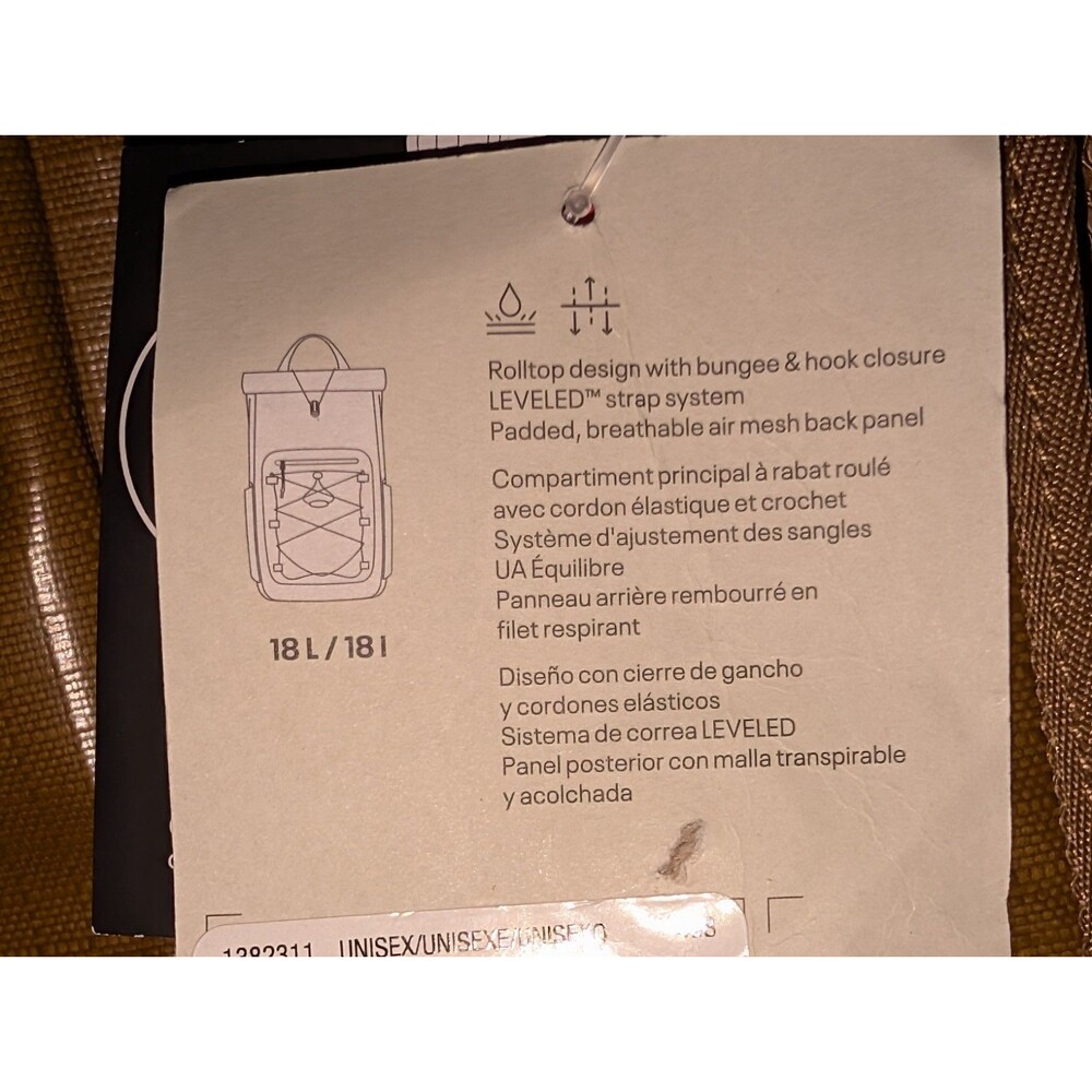 Under Armour UA Summit Small Backpack Coyote Camel Brown Waterproof $140 NEW - Picture 13 of 16